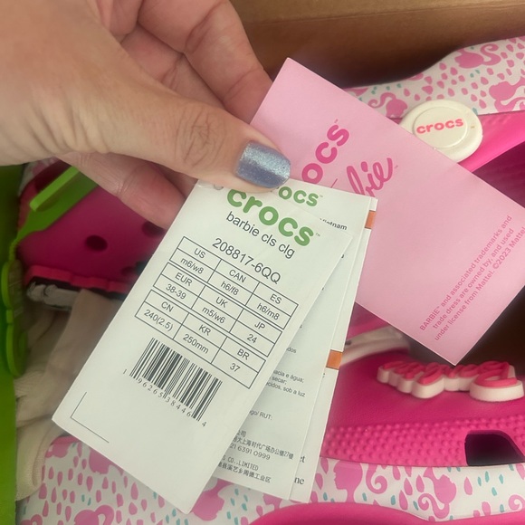 Barbie CROCS Clogs - Picture 1 of 4